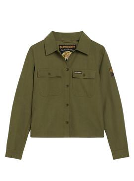 Giacca Superdry Embellished Military verde donna