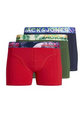 Scatola Boxer Jack and Jones Jacpaw Multicolore Per Uomo