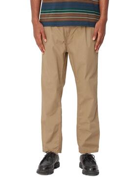 Pantalone Carhartt Abbott Beige per Uomo