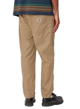 Pantalone Carhartt Abbott Beige per Uomo