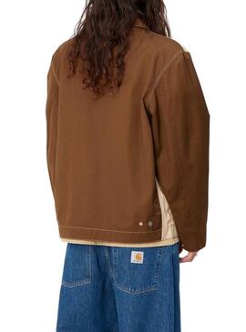 Giacca Carhartt Module Script Beige per Uomo