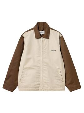 Giacca Carhartt Module Script Beige per Uomo