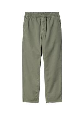 Pantaloni Carhartt Flint Verde per Uomo