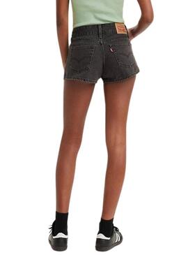 Shorts Levis Superlow Nero per Donna