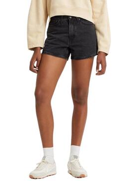 Short Levis anni '80 Mom Short Nero per donna