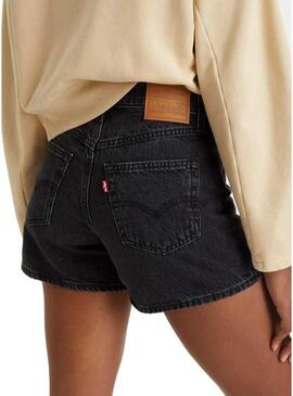 Short Levis anni '80 Mom Short Nero per donna