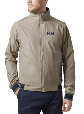 Giacca Helly Hansen Salt Windbreaker marrone per uomo