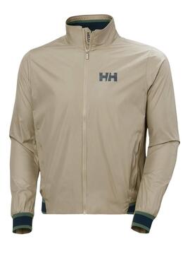 Giacca Helly Hansen Salt Windbreaker marrone per uomo