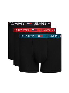 Pacco da 3 boxer Tommy Jeans Trunk neri per uomo