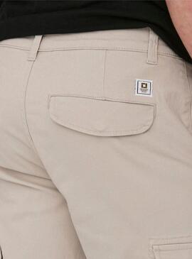 Pantaloni Only and Sons Carter beige per uomo.