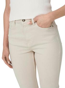 Pantaloni Only Emily Beige per Donna