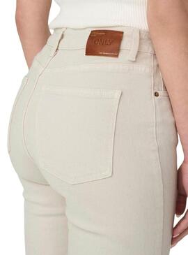 Pantaloni Only Emily Beige per Donna