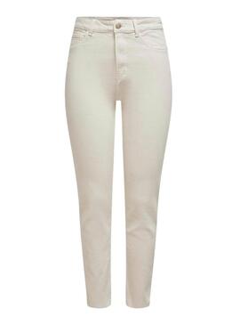 Pantaloni Only Emily Beige per Donna