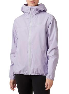 Giacca antivento Helly Hansen Belfast Lilla per donna