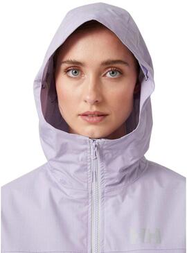 Giacca antivento Helly Hansen Belfast Lilla per donna