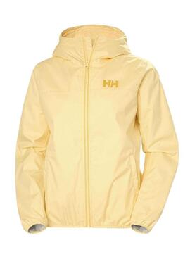 Giacca a vento Helly Hansen Belfast gialla per donna