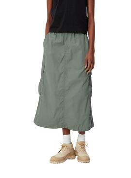 Gonna Carhartt Cargo verde per donna