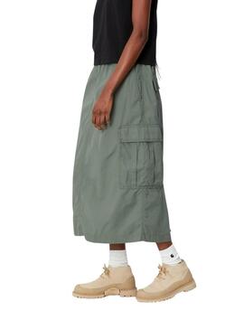 Gonna Carhartt Cargo verde per donna