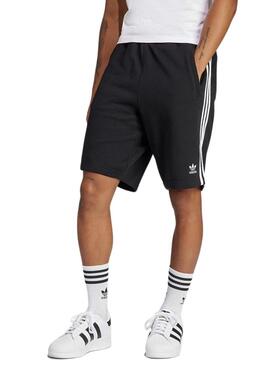 Shorts Adidas Adicolor 3 Stripes neri uomo