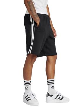 Shorts Adidas Adicolor 3 Stripes neri uomo