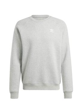 Felpa Adidas Trefoil Essentials Grigia per Uomo