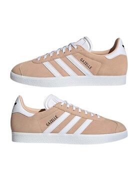 Sneakers Adidas Gazelle rosa per donna