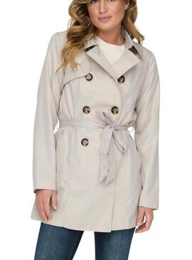 Cappotto Only Valerie beige per donna