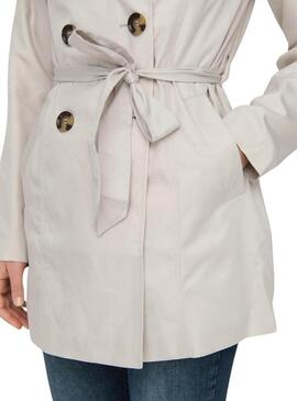 Cappotto Only Valerie beige per donna