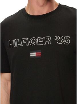 Maglietta Tommy Hilfiger 85 nera per uomo