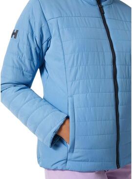 Giacca Helly Hansen Crew Insulator Blu per Donna