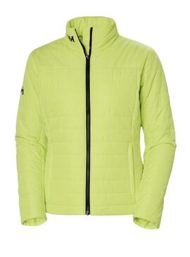 Giacca Helly Hansen Crew Insulator verde per donna