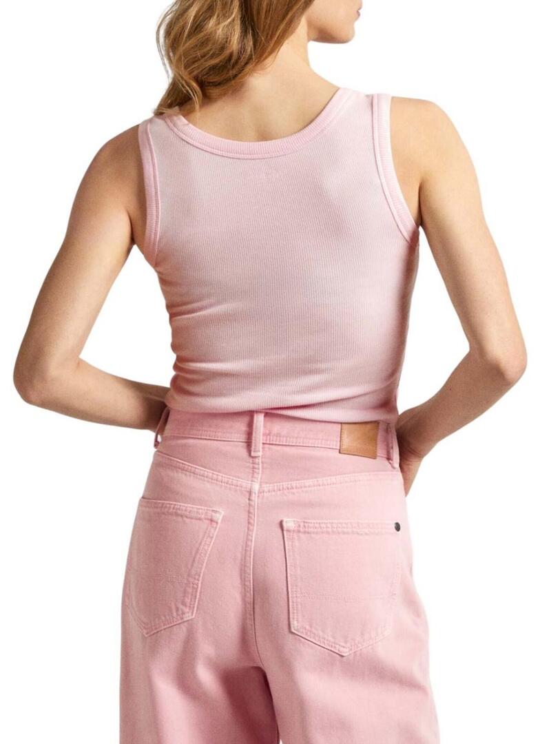 Maglietta Pepe Jeans Lane Rosa per Donna