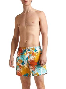 Costume da bagno Pepe Jeans Leaf Multicolore per uomo