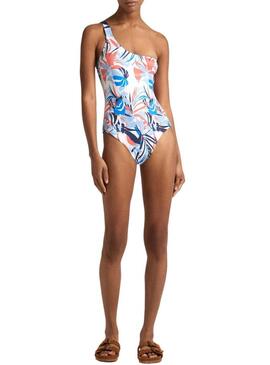 Costume da bagno Pepe Jeans Leaf asimmetrico per donna