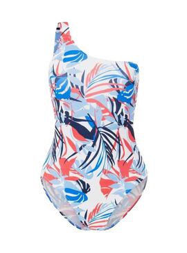 Costume da bagno Pepe Jeans Leaf asimmetrico per donna