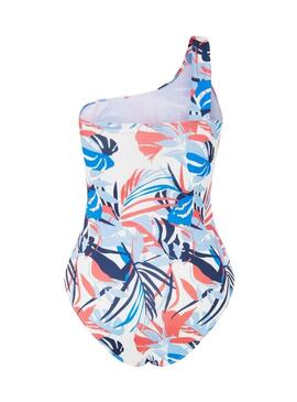 Costume da bagno Pepe Jeans Leaf asimmetrico per donna