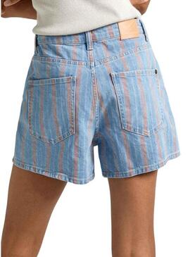 Shorts Pepe Jeans a righe per donna