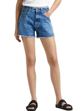 Shorts Peme Jeans Denim A Line per donna