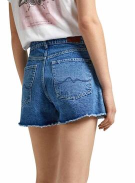 Shorts Peme Jeans Denim A Line per donna