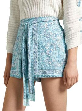 Shorts Pejson Ember Blu per Donna