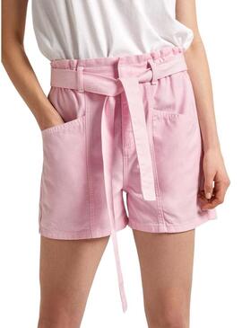 Shorts Pepe Jeans Valle Rosa per donna