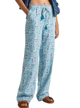 Pantaloni Pepe Jeans Dance stampati per donna.