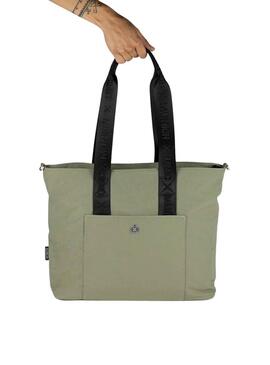 Borsa Munich Shopper Bloom Verde Per Donna