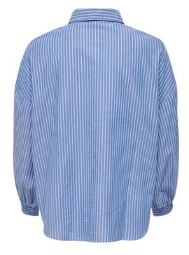 Camicia Only Larja Blu per Donna