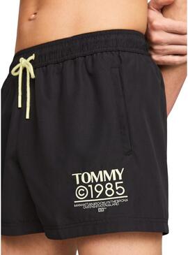 Costume da bagno Tommy Jeans Slim Drawstring Blu per uomo