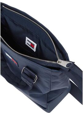 Borsa Tommy Jeans Uncovered Mini Tote Navy per donna.