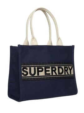 Borsa Superdry Luxe Blu per Donna