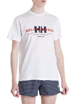 Maglietta Helly Hansen Core Bianca per Uomo