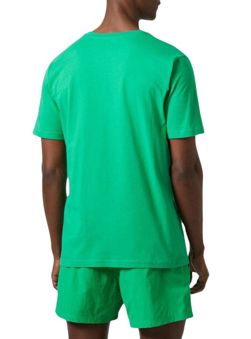 Maglietta Helly Hansen Logo Verde per Uomo