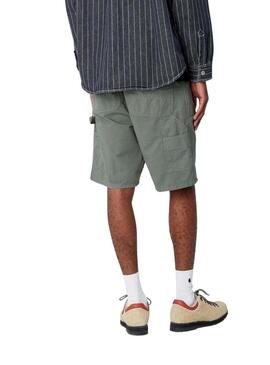 Bermuda Carhartt Single Knee Verde per Uomo